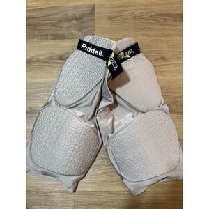 Riddell Power 5-Piece Padded Integrated Football Girdle Shorts Gray Adult L